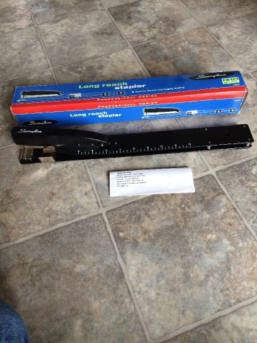 Swingline Long Reach Stapler 34121 mint in original box with instructions