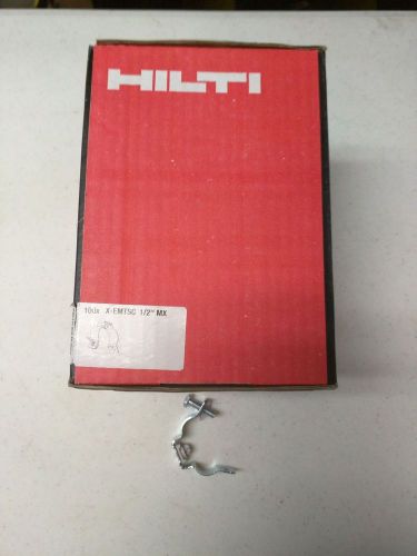 NEW HILTI X-EMTSC 1/2&#034; MX CONDUIT CLIP STANDOFF 100pc #228338