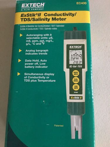 Extech ec400 exstik conductivity/tds/salinity meter for sale