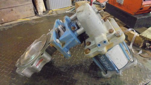 Jamesbury 6&#034;ss valve w/actuator model:6-830l-11-3600mt #10151058d rebuilt for sale