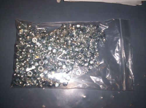 1/4-20 Nylon Lock Nuts Zinc Plated 350 Pieces New
