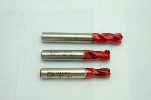 3 pieces of professionally reground HSS endmill 10 mm sealed