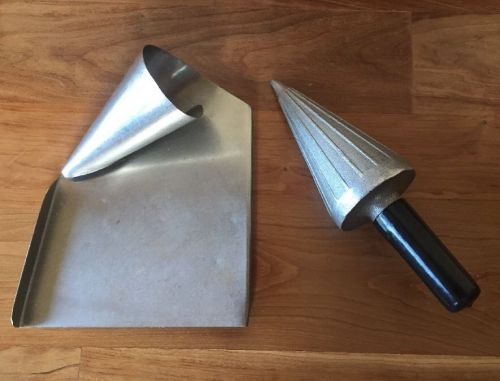 COMMERCIAL GRADE WAFFLE CONE MOLD - ICE CREAM CONE MAKER - CAST ALUMINUM &amp; IRON