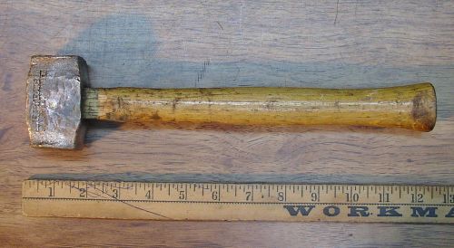 Old Used Tools,Last Long 1lb.12.4oz. Copper Headed Hammer,Good Used Condition