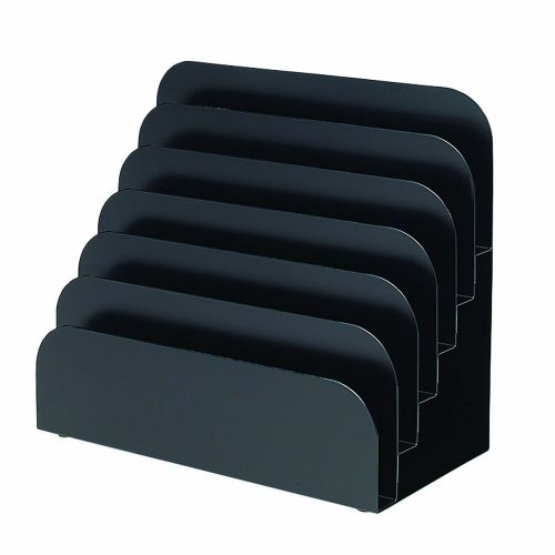 MMF Industries Steel Cashier Pad Rack 6 Pocket 8 x 7.5 x 4 Inches Black (2670...