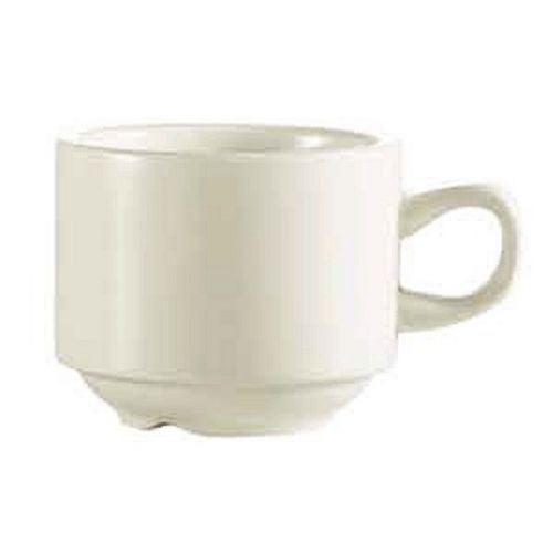 CAC China REC-1-S 8.5 Oz Rolled Edge Stacking Cup - 1 Doz