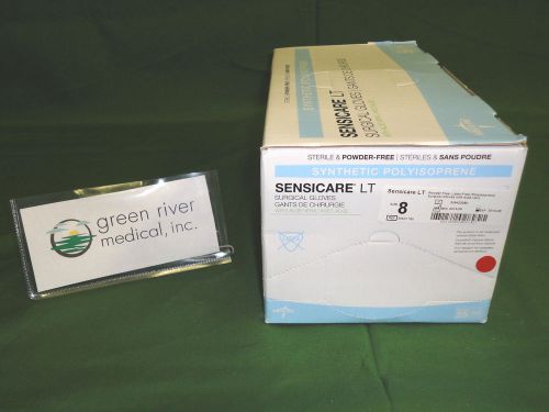 Medline Sensicare Polyisoprene Surgical Gloves w/ Aloe- Size 8 [MSG1180] 25 ct