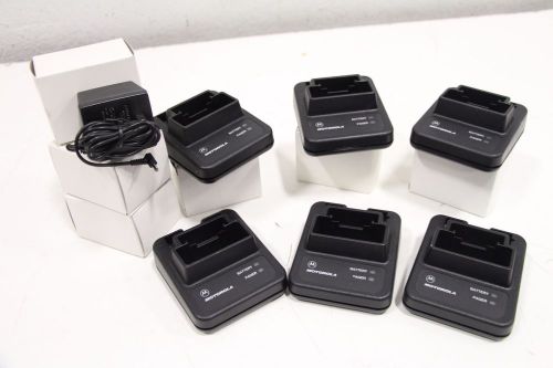 Lot 6) Motorola Minitor II Director II charger for fire pagers NLN3821A NLN3822A
