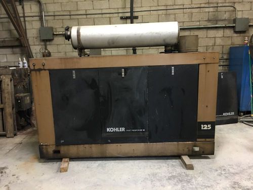 Used- kohler 125kw diesel generator for sale