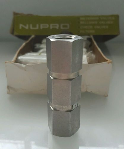 Nupro Swagelok New Poppet Check Valve SS-4CP4-1