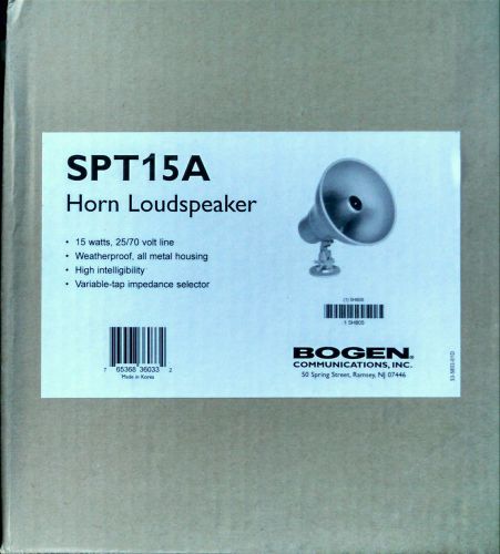1 Bogen SPT15A, Horn Loudspeaker