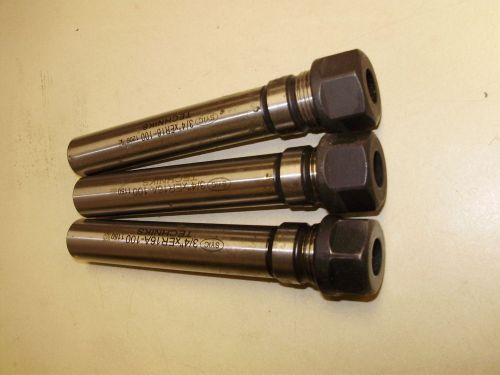 Three techniks er16 x 3/4&#034;  collet holder extension lot of 3 for sale
