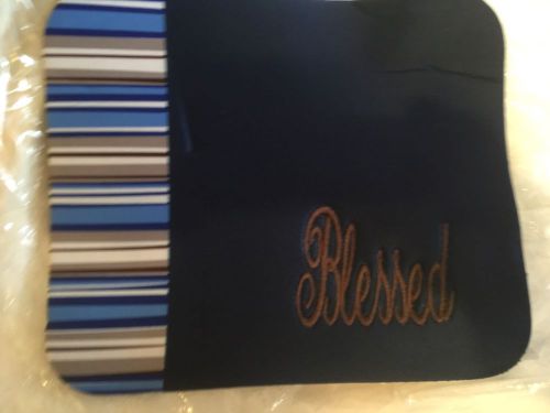 Blue Blessed  Mouse Pad (8&#034; X 9 1/2&#034;)  New