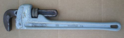 Ridgid 18&#034; Aluminum Pipe Wrench, Great condition
