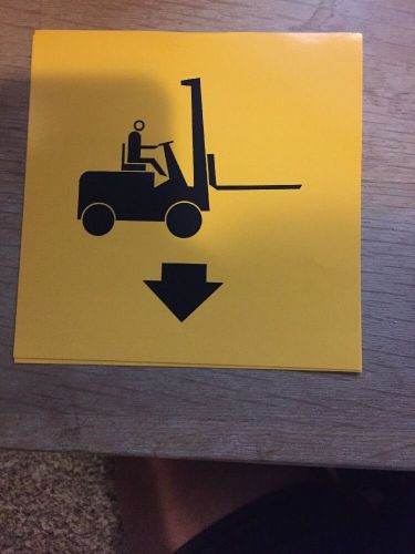 Forklift Placement Sticker