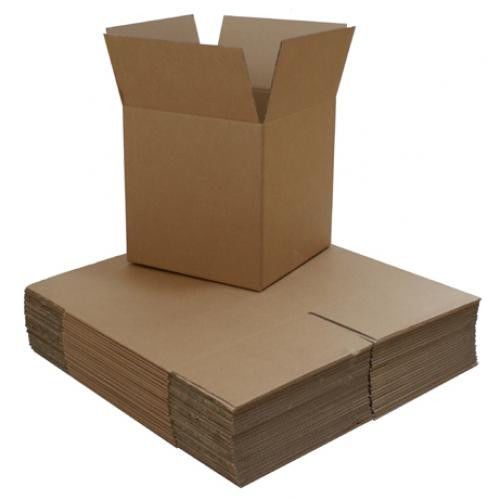 4&#034; x 4&#034; x 4&#034; Corrugated Carton Boxes - 50 boxes - Free Shipping
