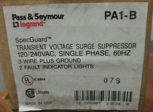Pass &amp; Seymour PA1-B Transsient Voltage Surge Suppressor