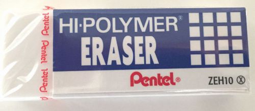Pentel Hi-polymer Block Eraser White (ZEH10) Back To School / Fast Ship