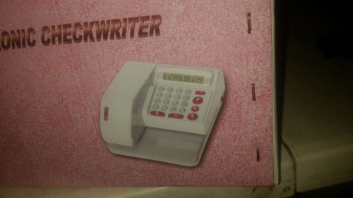 UBICON ELECTRONIC CHECKWRITER complete in original box check writing writer