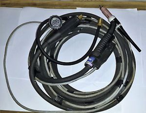 Miller tig torch package - finger control rccs-14, 25 ft cable, 50mm dinse adapt for sale