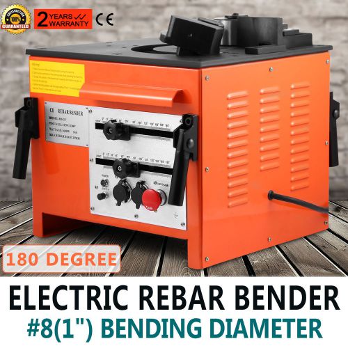 Electric rebar bender bending pipe tube metal portable 1600w bends wise choice for sale