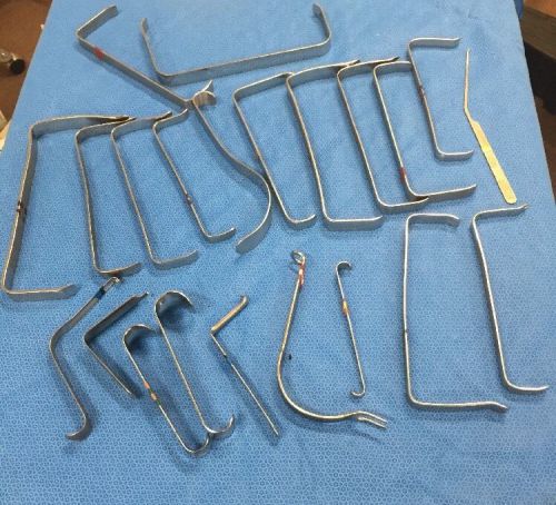 Set Of 22 Retractors Zimmer , Weck and More