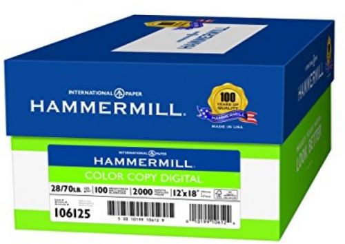Hammermill Paper, Color Copy Digital, 28lb, 12 X 18, 100 Bright, 2000 Sheets /