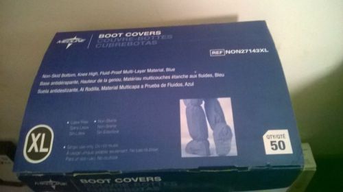 Non27143 xl 50  non-skid multi-layer boot covers, latex free, medline for sale