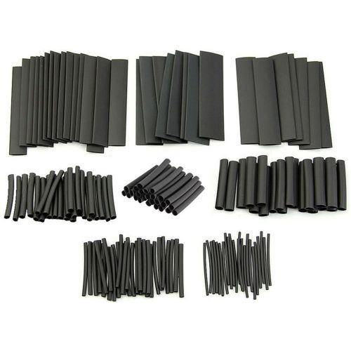 127pcs Heat Shrink Wire Wrap Assortment Tubing Electrical Connection Tube Sleeve