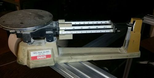 Vintage Ohaus series 700 triple beam balance scale