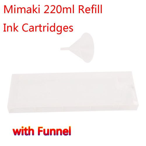 Mimaki 220ml Refill Ink Cartridges with Funnel for Mimaki JV-3 / JV-4 / JV-22
