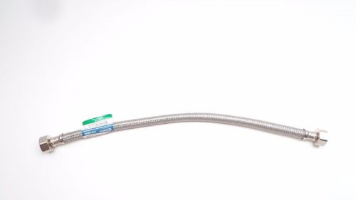 16&#034; stainless steel faucet supply line 1/2&#034;ip x 1/2&#034; ip  by proflo      a100826f for sale