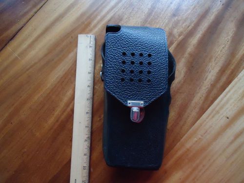 Vintage whitman leather radio cover, pouch, or holster black cincinnati usa for sale