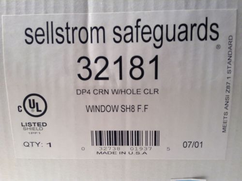 Sellstrom 32181 DP4 Multi-Purpose Black Crown with Shade 8 Flip