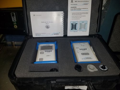 Noyes Fiber Optic Tester OPM1 and OLS1  OPTICAL POWER METERS WITH CASE