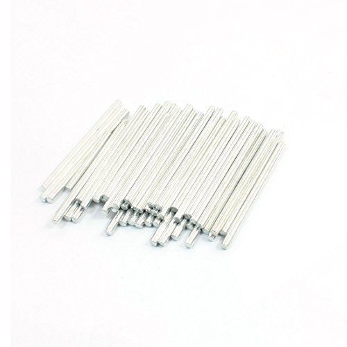 RC Toy Car Model Part Stainless Steel Round Rods Axles 35mmx2mm 50 Pcs