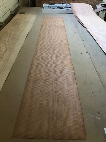 Wood veneer figured okume 16x96 1pcs total raw veneer  &#034;exotic&#034; ok.c2 11-15-16 for sale