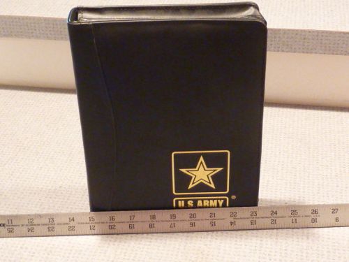 U.S. Army On File Daily Planner (Black Leatherette with Gold Lettering)