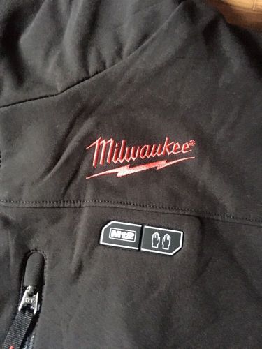 milwaukee M12 Heated Black Jacket Only 2x