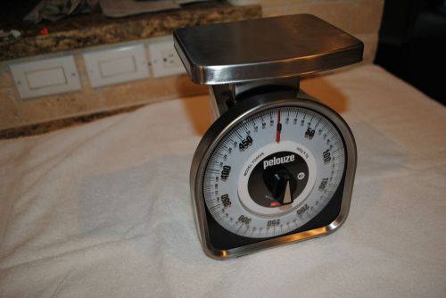 Rubbermaid pelouze yg500r 500 gram mechanical portion control scale - metric ... for sale