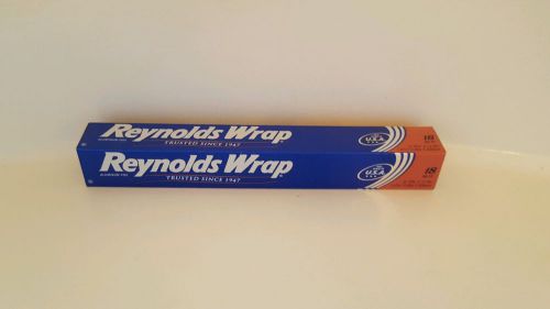 Lot of 2 reynolds wrap aluminum foil, 36 sq ft for sale