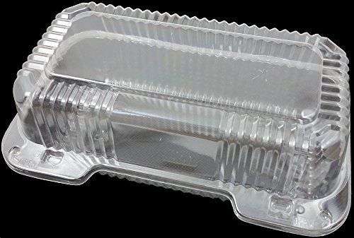 Dart dart clear hinged lid plastic container 9&#034;x 5 3/8&#034; x 3 1/2&#034;, 25-pack for sale
