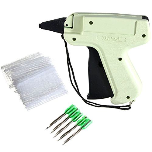 Tmarton white price label tag gun labeler tag attacher gun+1000 white barbs pcs for sale