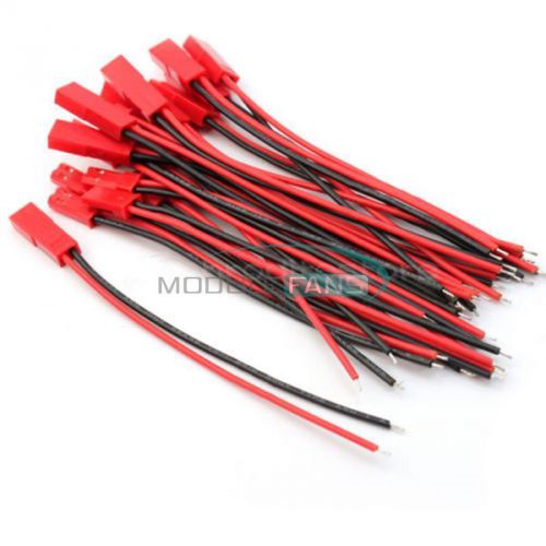 10pairs of jst plugs male wire connectors socket lines female electronic for sale