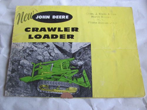 John Deere  Crawler Loader Brochure,C.60s,GC