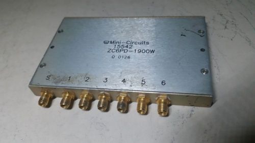 Mini circuits zc6pd 1900w 6-way 1500 - 2000 mhz sma power splitter / combiner for sale