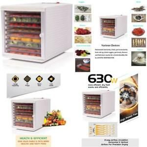 Jayetec Professional Food Dehydrator, 10-Trays With Digital Thermostat And Timer