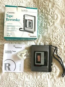 Radio Shack Cassette Tape Recorder CTR-112 Tested Cue/Review with Original Box