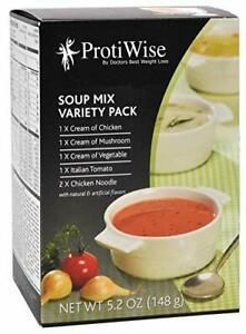 ProtiWise - High Protein Diet Soup Mix | Variety Pack | Low Carb, Low Fat