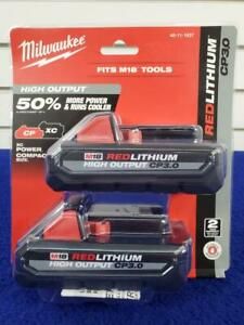 Milwaukee M18™ REDLITHIUM HIGH OUTPUT™ CP3.0 Battery 2-Pack - NEW